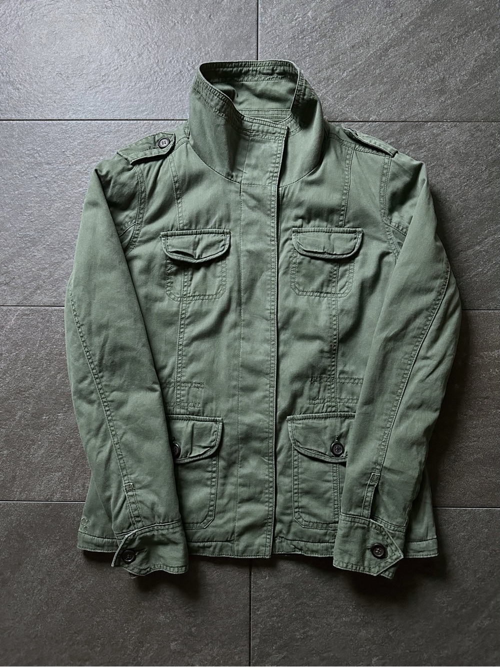 KIRRA Excellent Condition Sherpa-Lined Utility Jacket Women’s M Olive Green